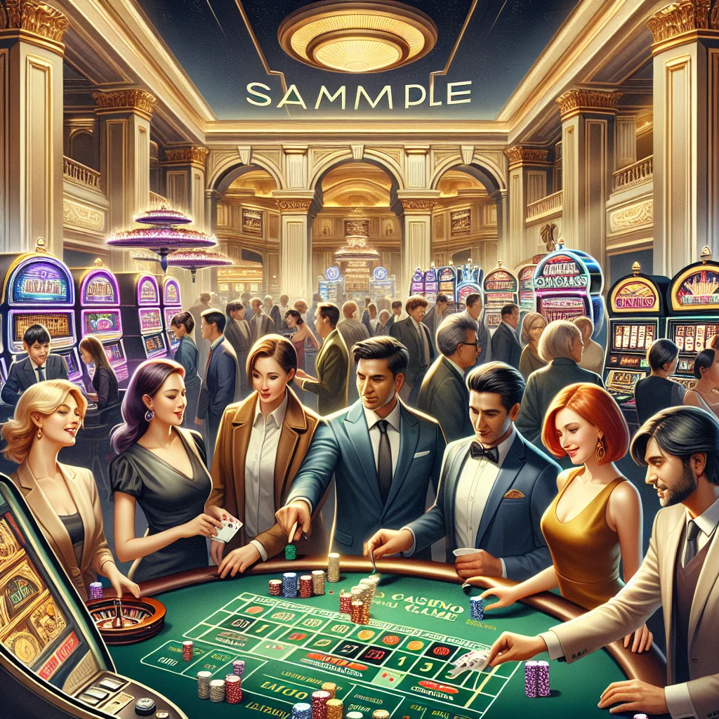 Exemplo de um jogo de cassino